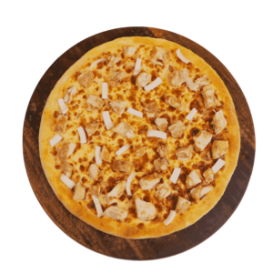 Chicken tikka pizza