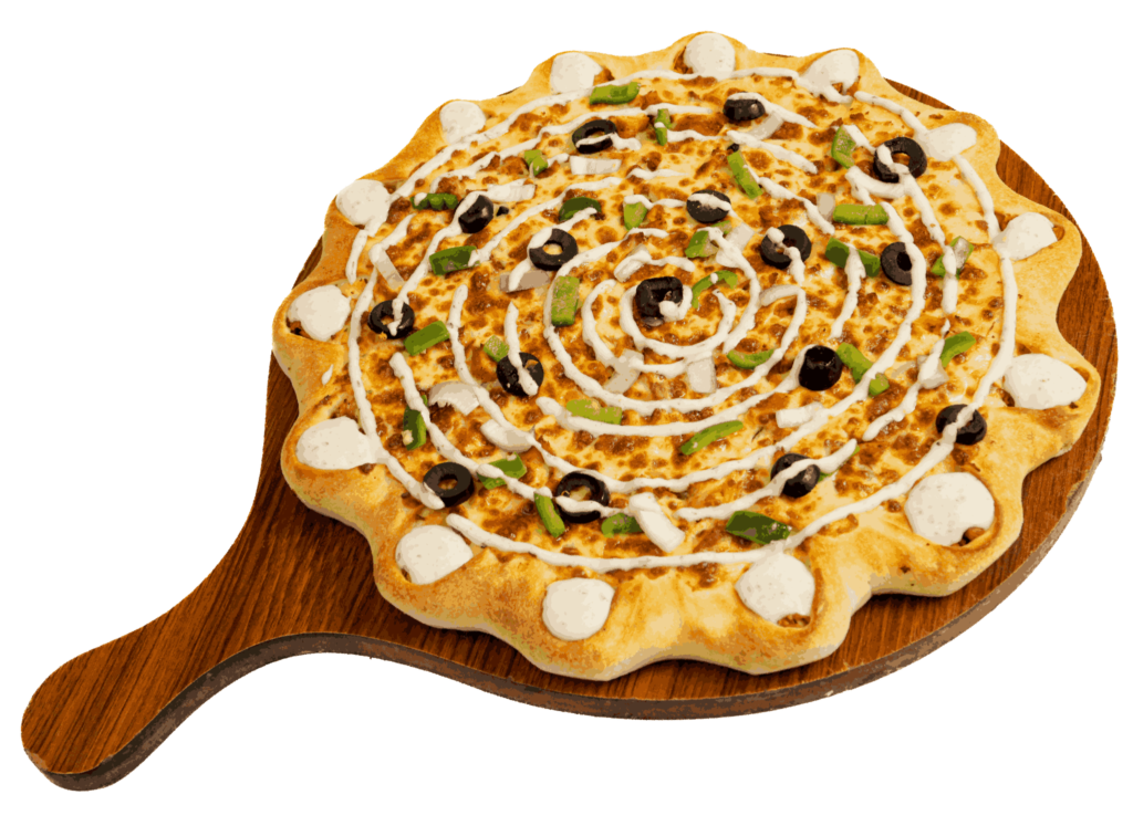 Crown crust pizza