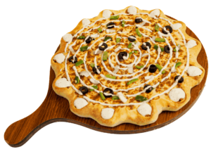 Crown crust pizza